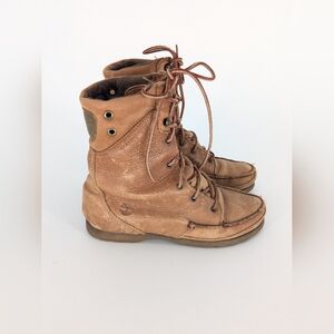 Vintage Timberland High Top Waterproof Genuine Leather Lace-Up Boots Size 8.5